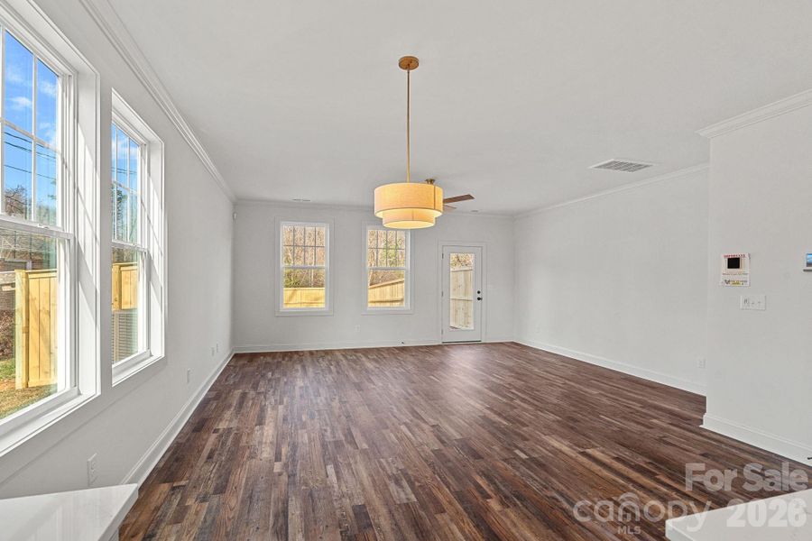 Spacious, unfurnished interior of a new home in , Charlotte (Image 29). Spacious, unfurnished interior of a new home in , Charlotte (Image 29).