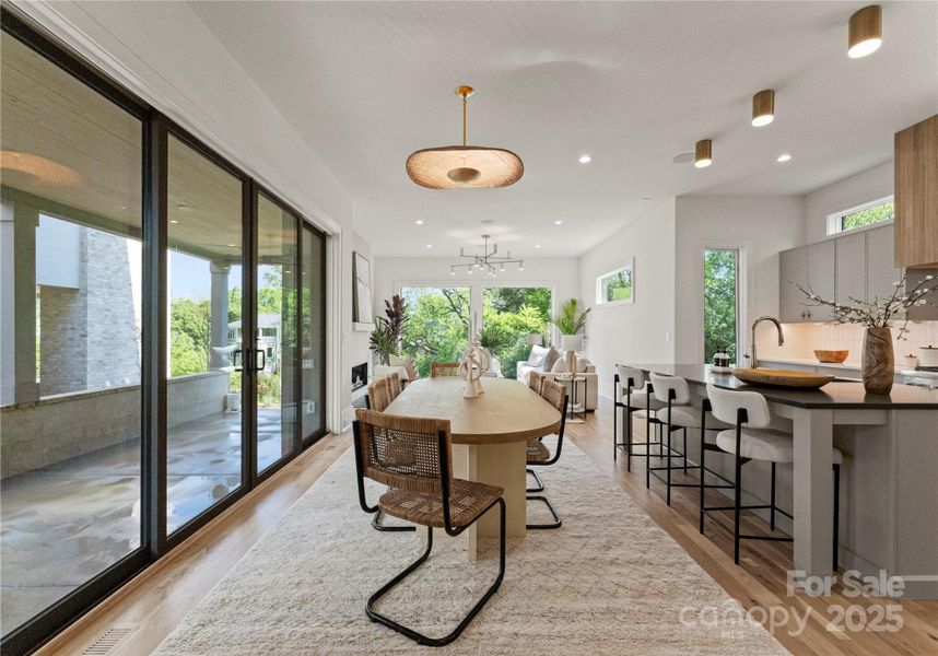 Furnished interior view inside a new home in , Charlotte (Image 16).
