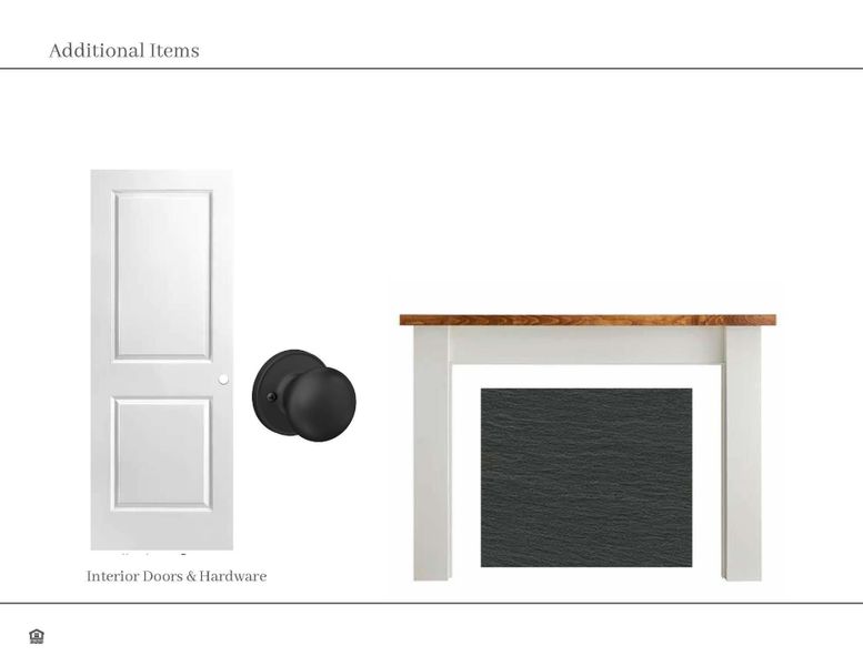 Sample of building materials used in homes in The Domus Collection at Midtown Nexton, Summerville (Image 10).
