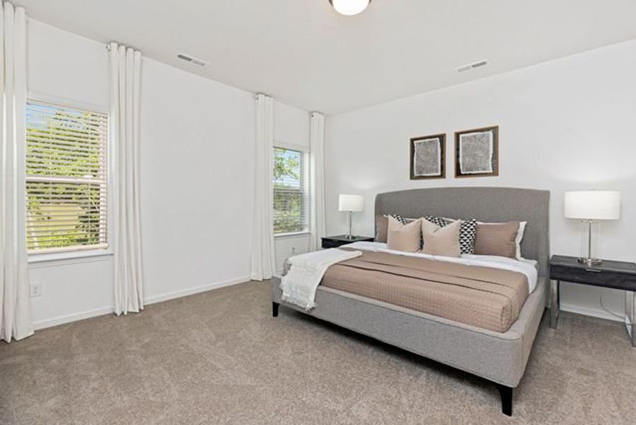 Representative furnished interior of a home built from the Vale by True Homes in Wendell Springs, Wendell (Image 13).