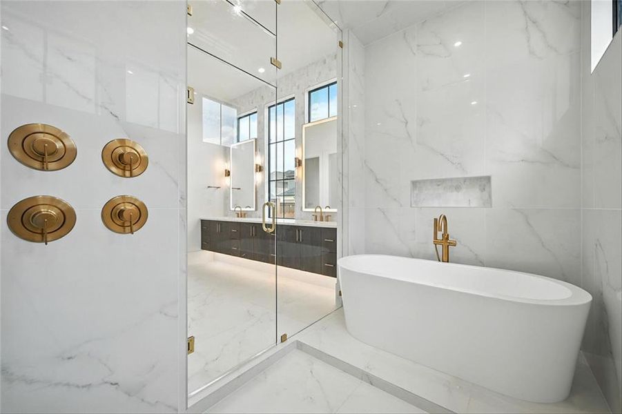 Furnished interior view inside a new home in Fields, Frisco (Image 8).