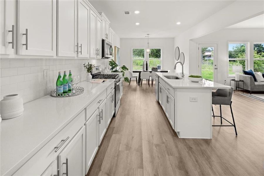 Furnished interior view inside a new home in , Loganville (Image 37).