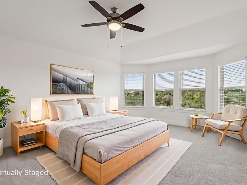 Furnished interior view inside a new home in Stetson Ridge, Marion (Image 5).