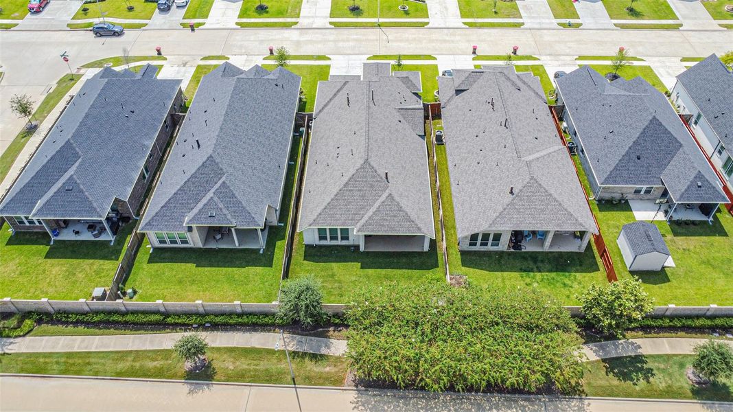 Ample trees give this backyard a lot of privacy and beauty. Ample trees give this backyard a lot of privacy and beauty.