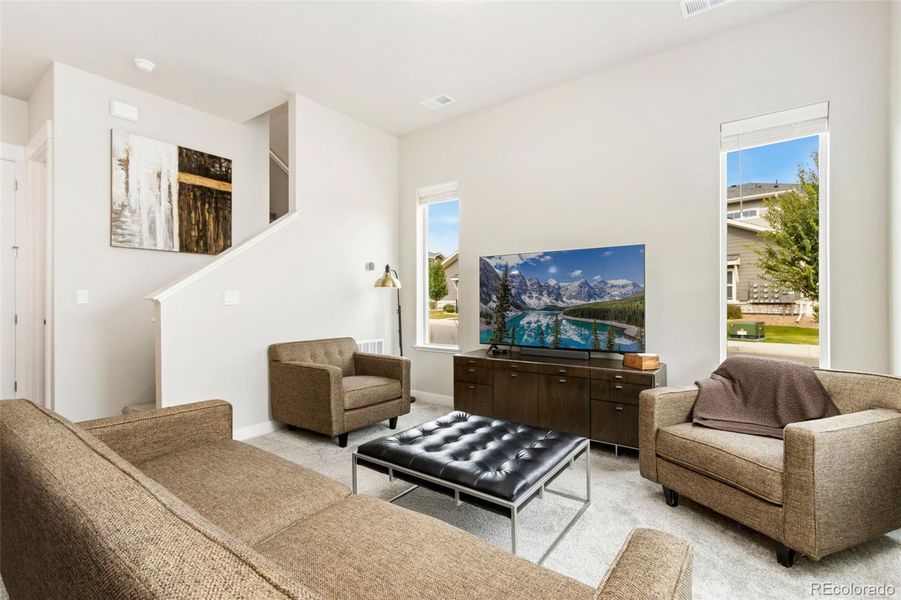 Furnished interior view inside a new home in , Loveland (Image 9).