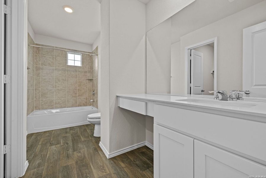 Furnished interior view inside a new home in Redbird Ranch, San Antonio (Image 7).