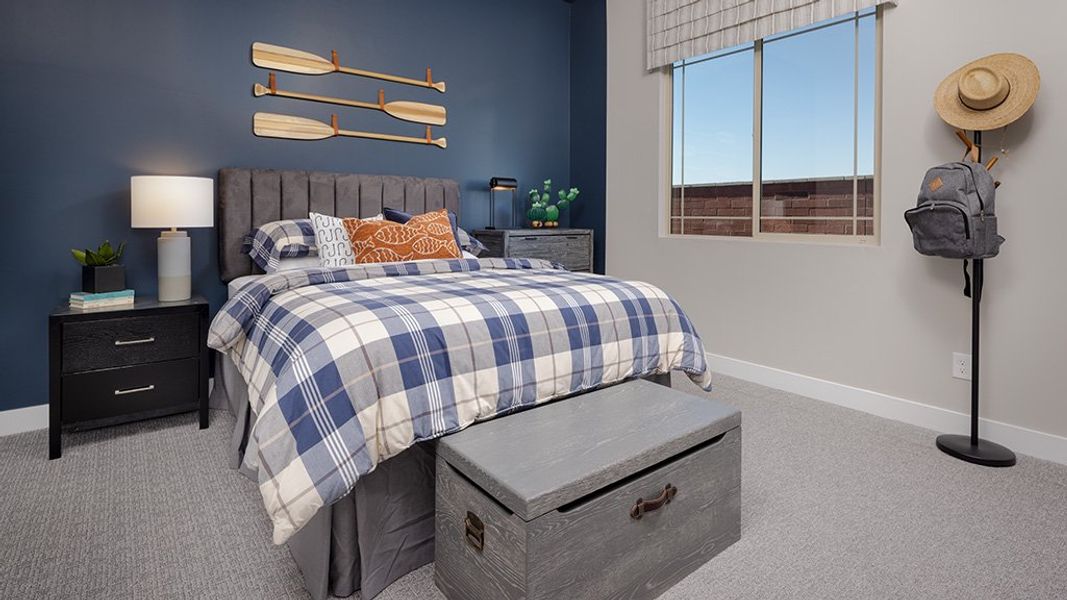 Furnished interior view inside a new home in Ellsworth Ranch, Queen Creek (Image 10).