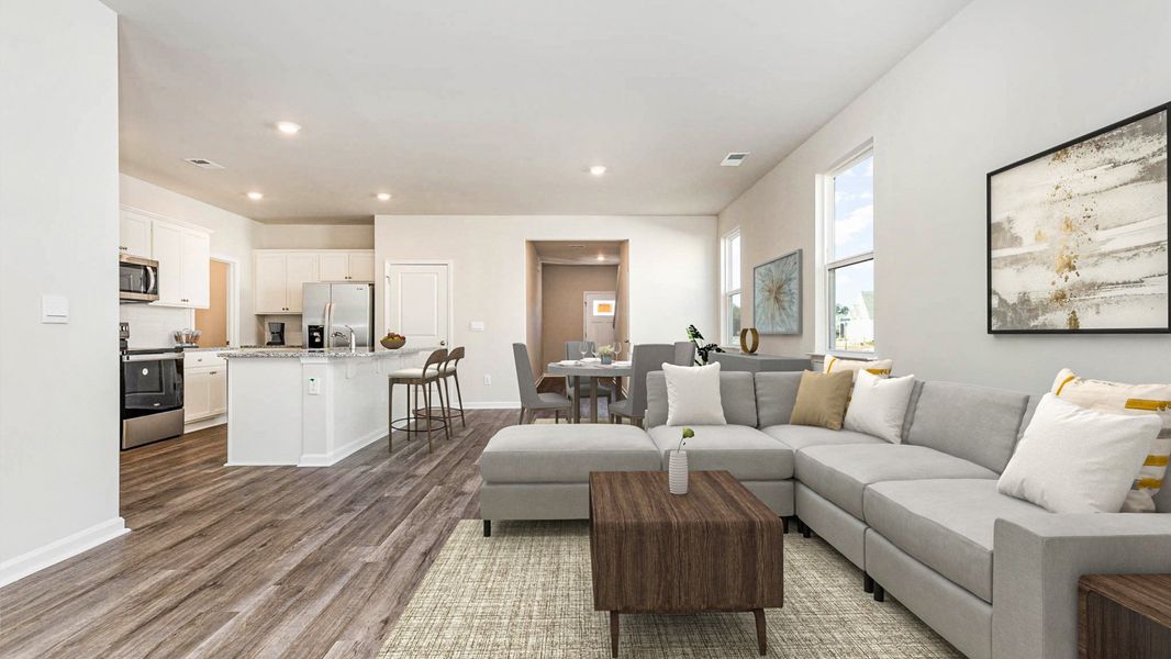 Furnished interior view inside a new home in The Forest at Black Bear, Longs (Image 3).