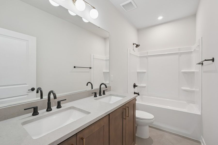 Furnished interior view inside a new home in Summit At Homestead, Chapel Hill (Image 7). Furnished interior view inside a new home in Summit At Homestead, Chapel Hill (Image 7).