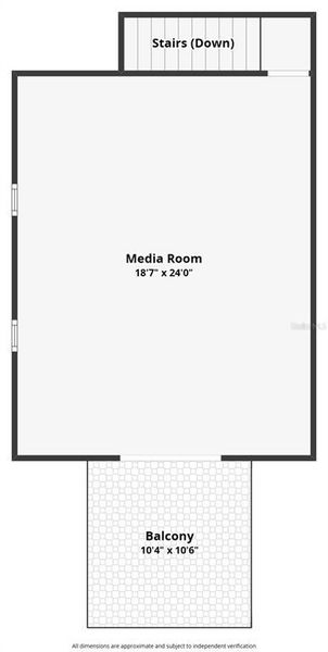 2D floor plan layout of this home in , Orlando, FL (Image 6).