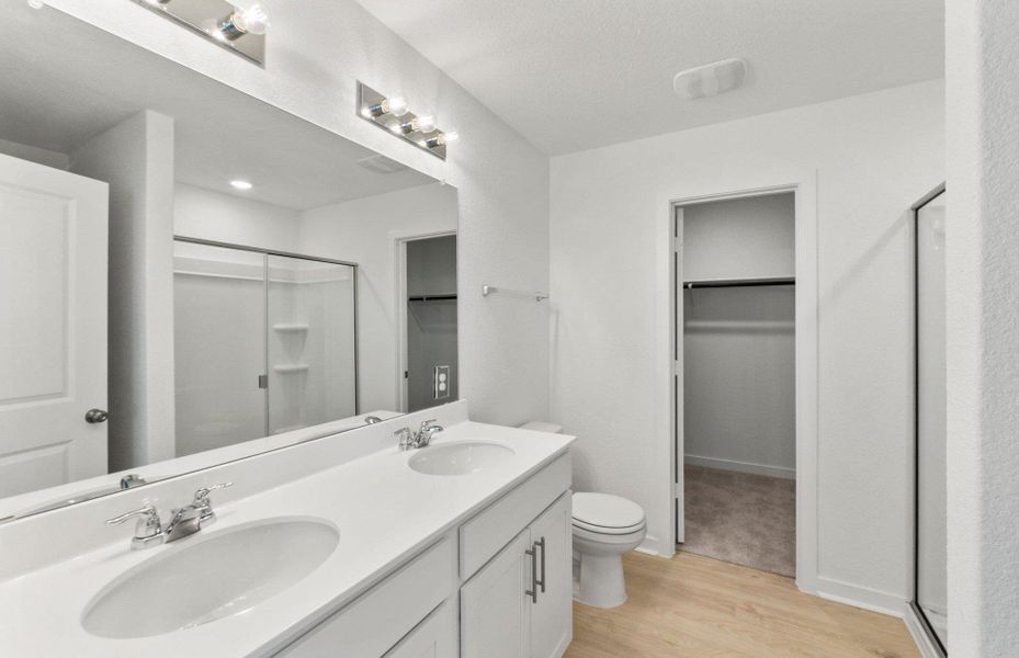 Furnished interior view inside a new home in Sonterra, Jarrell (Image 5).