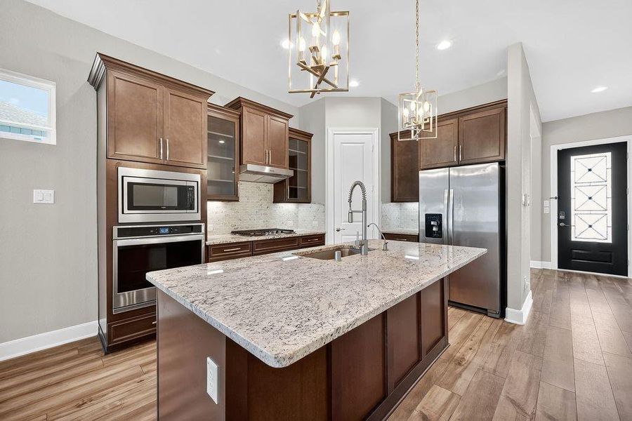 Furnished interior view inside a new home in Spring Brook Village - Luxe Series, Houston (Image 13).