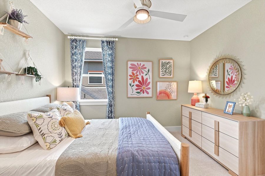 Representative furnished interior of a home built from the Jonestown by Scott Felder Homes in Esperanza, Boerne (Image 26).