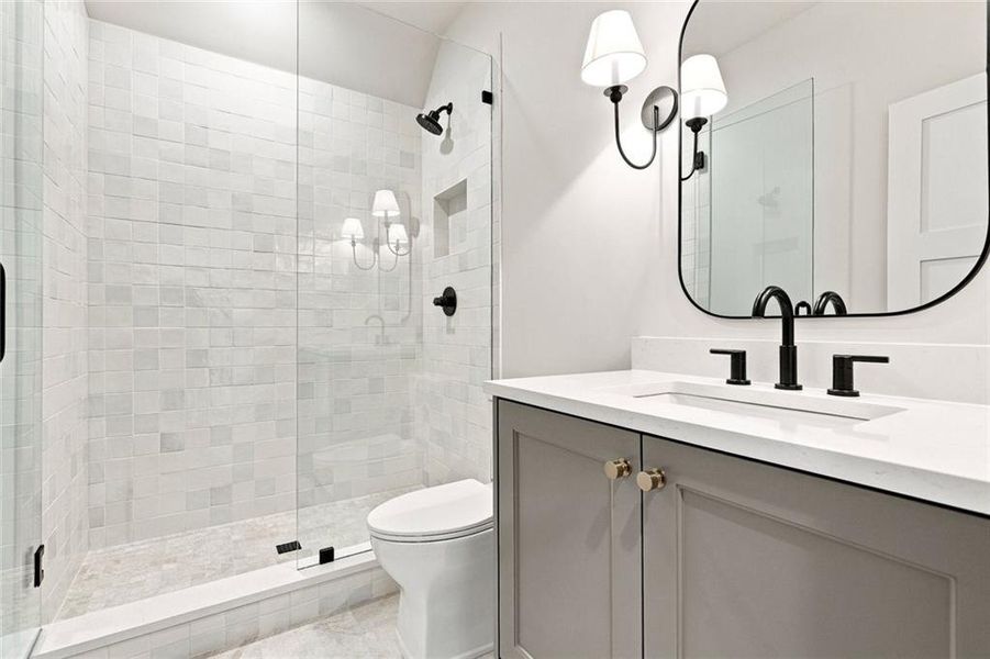 Furnished interior view inside a new home in , Canton (Image 19).