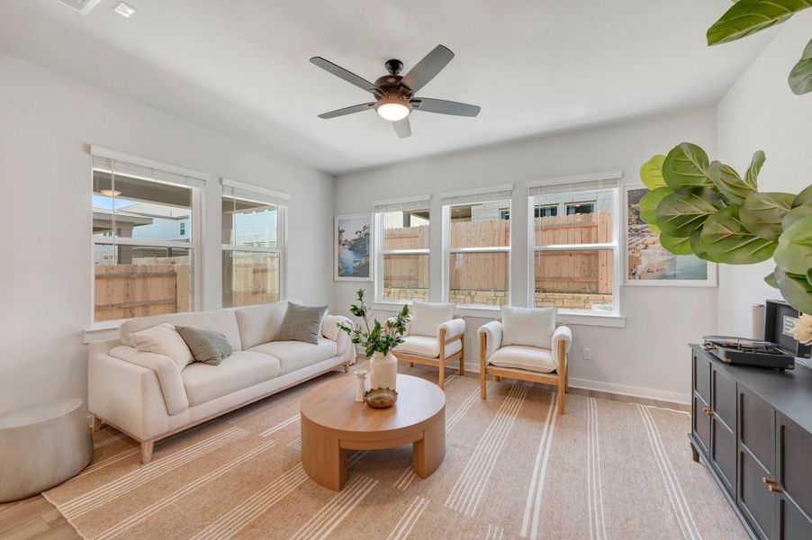 Furnished interior view inside a new home in Park Central, Georgetown (Image 21).