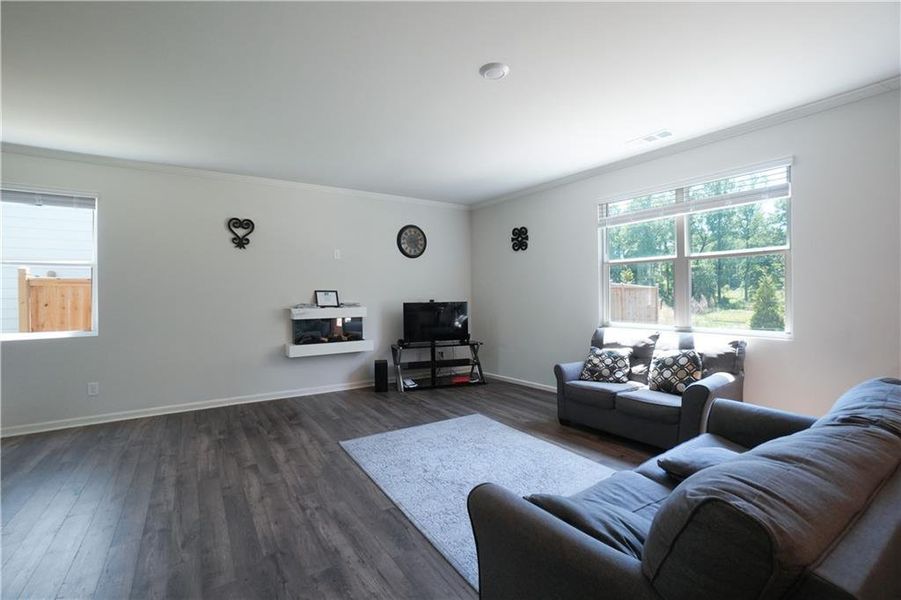 Furnished interior view inside a new home in , Braselton (Image 12).