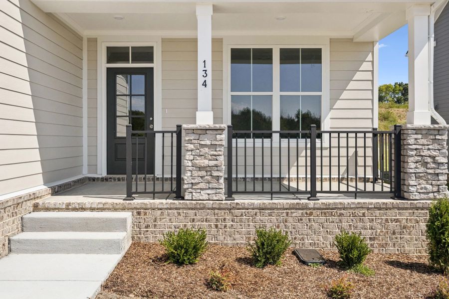 Front exterior of a new home in Willow Landing, Mount Juliet, TN, highlighting curb appeal (Image 19).
