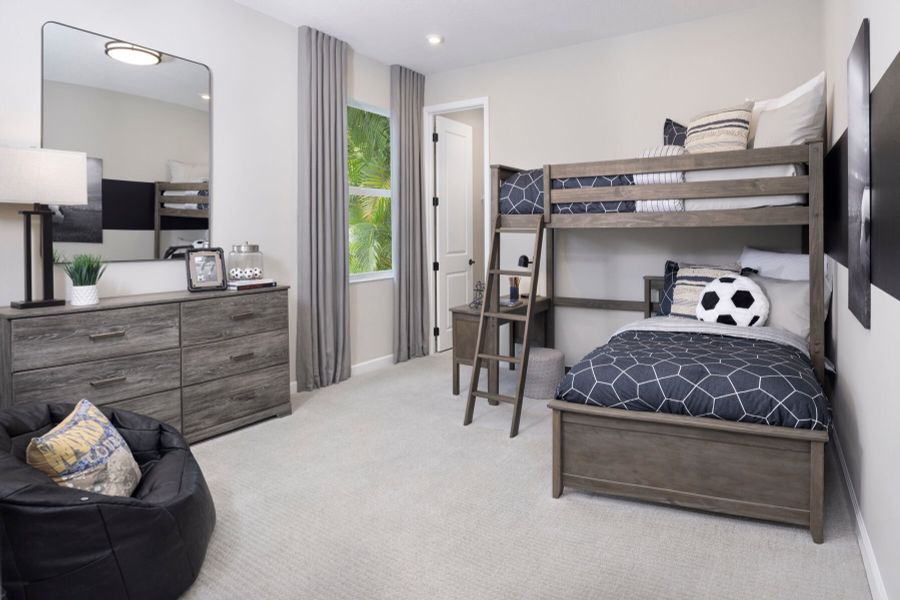 Representative furnished interior of a home built from the Dahlia by Mattamy Homes in Tradition, Port St. Lucie (Image 12).