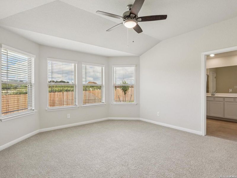 Spacious, unfurnished interior of a new home in Legendary Trails - Classic Series, Cibolo (Image 12). Spacious, unfurnished interior of a new home in Legendary Trails - Classic Series, Cibolo (Image 12).