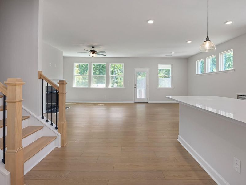 Spacious, unfurnished interior of a new home in Sage on North Main, Wake Forest (Image 17). Spacious, unfurnished interior of a new home in Sage on North Main, Wake Forest (Image 17).