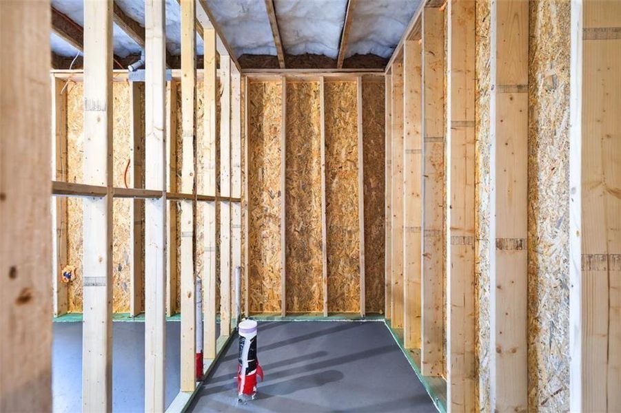 In-progress construction of a new home in Sanders Park, Austell, GA (Image 39).