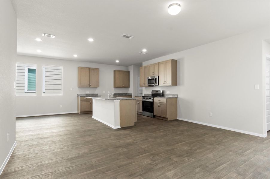 Furnished interior view inside a new home in Edgebrooke, Pflugerville (Image 8). Furnished interior view inside a new home in Edgebrooke, Pflugerville (Image 8).