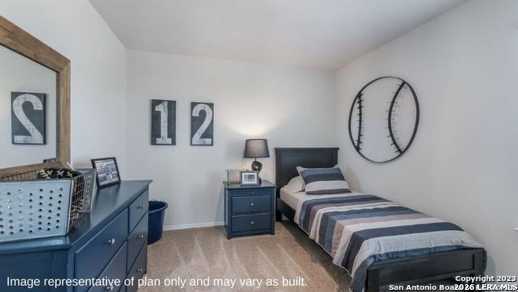 Furnished interior view inside a new home in Redbird Ranch, San Antonio (Image 15).