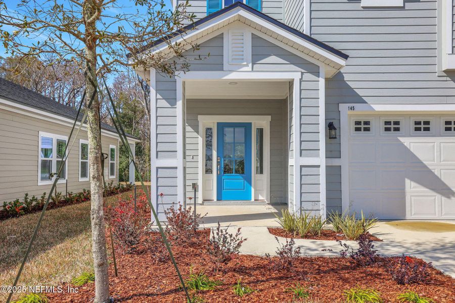 Exterior details and patio area of a home in TrailMark, St. Augustine (Image 25).