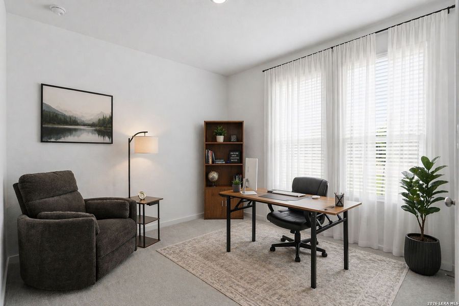 Furnished interior view inside a new home in Voss Farms, New Braunfels (Image 12).