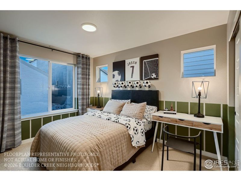 Furnished interior view inside a new home in Baseline, Broomfield (Image 48).