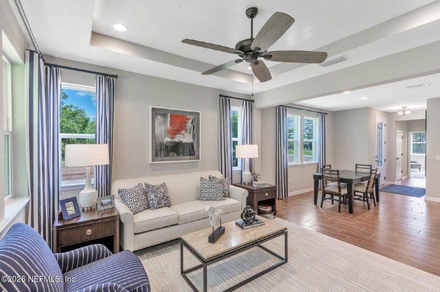 Furnished interior view inside a new home in , St. Augustine (Image 10). Furnished interior view inside a new home in , St. Augustine (Image 10).