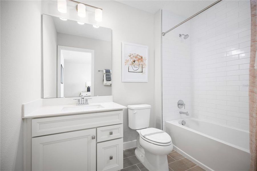 Furnished interior view inside a new home in The Palms at Venetian Bay, New Smyrna Beach (Image 14). Furnished interior view inside a new home in The Palms at Venetian Bay, New Smyrna Beach (Image 14).