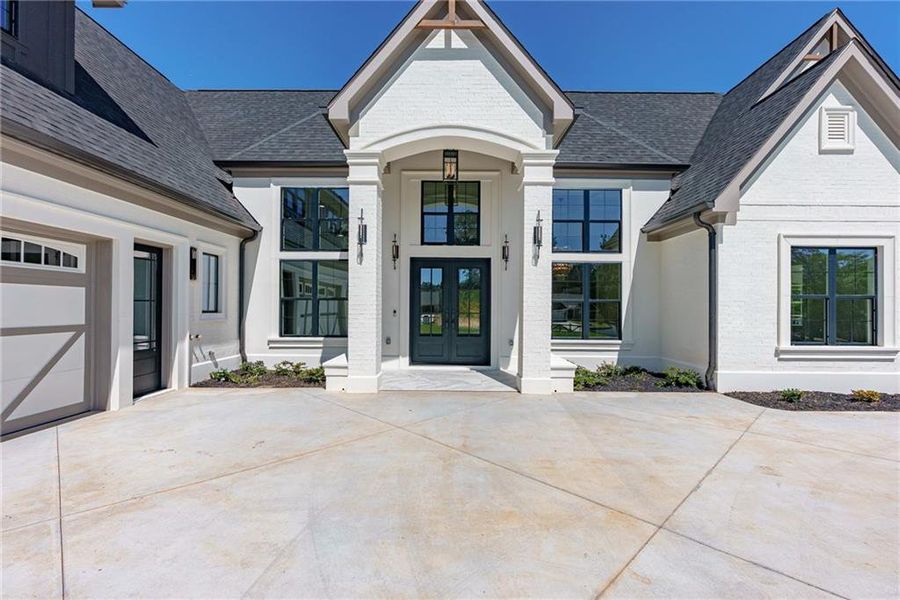 Exterior details and patio area of a home in , Monroe (Image 62).
