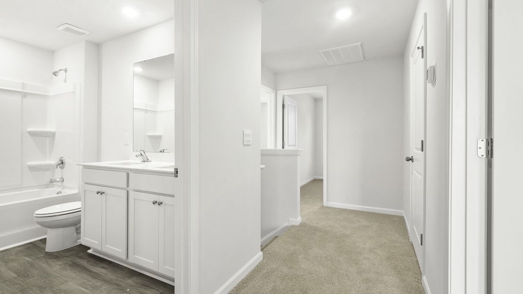 Furnished interior view inside a new home in Collett Farm, Trinity (Image 7). Furnished interior view inside a new home in Collett Farm, Trinity (Image 7).