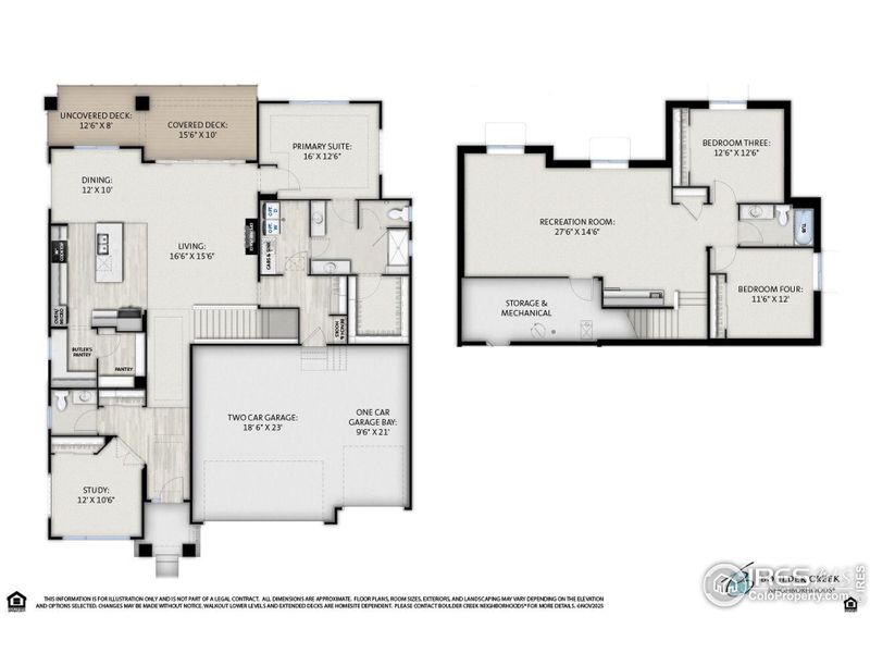 2D floor plan layout of this home in , Fort Collins, CO (Image 2).