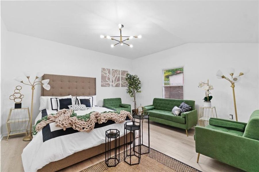 Furnished interior view inside a new home in , Decatur (Image 14).