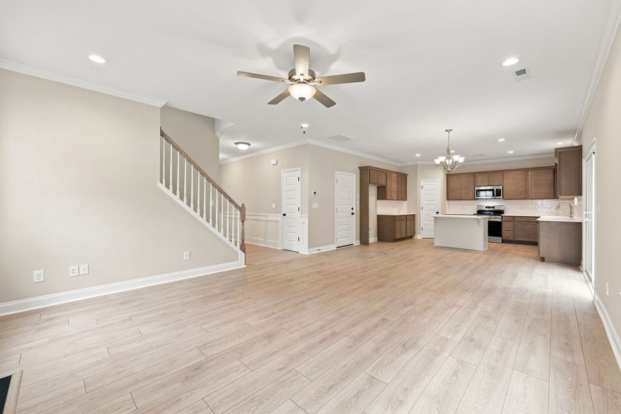 Spacious, unfurnished interior of a new home in Davenport Farms, Winterville (Image 19). Spacious, unfurnished interior of a new home in Davenport Farms, Winterville (Image 19).