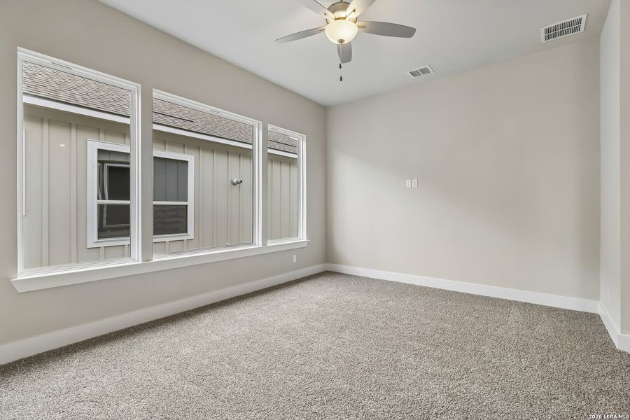 Spacious, unfurnished interior of a new home in Weltner Farms 60’s, New Braunfels (Image 36). Spacious, unfurnished interior of a new home in Weltner Farms 60’s, New Braunfels (Image 36).