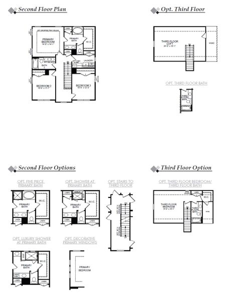 2D floor plan layout for the Brinson by Eastwood Homes in Colleton Park, Aiken, SC (Image 4).