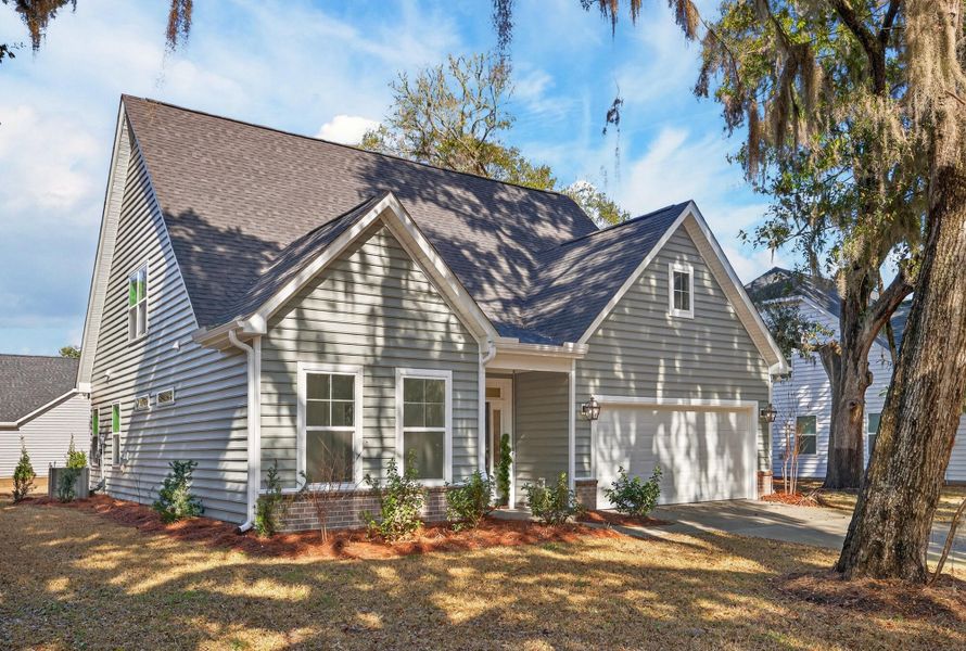 Front exterior of a new home in Academy Park, Beaufort, SC, highlighting curb appeal (Image 27).