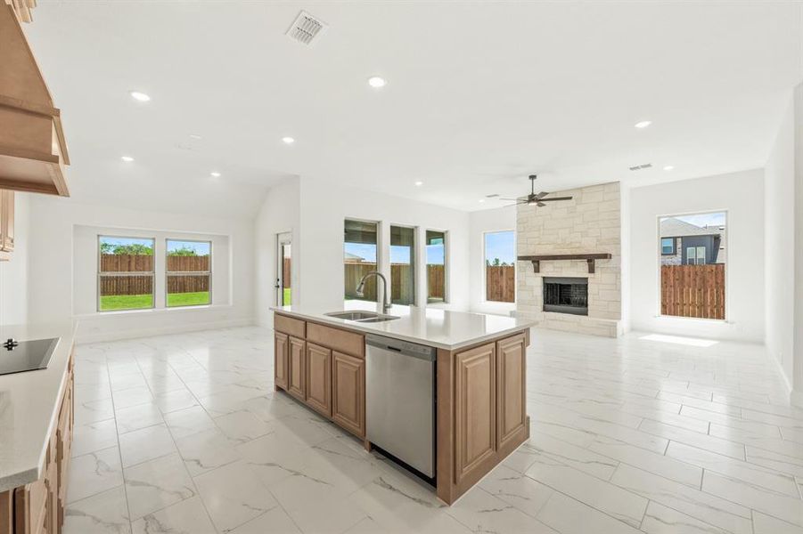 Furnished interior view inside a new home in Georgetown at Kings Fort 60s, Kaufman (Image 10). Furnished interior view inside a new home in Georgetown at Kings Fort 60s, Kaufman (Image 10).
