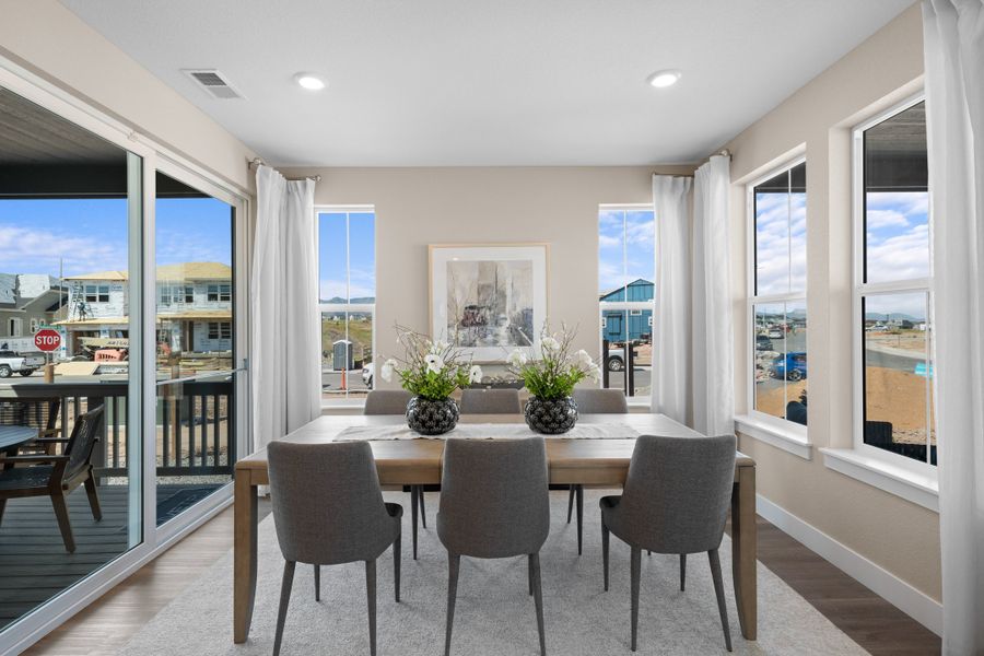 Furnished interior view inside a new home in Trumark Homes at Sterling Ranch, Littleton (Image 11).