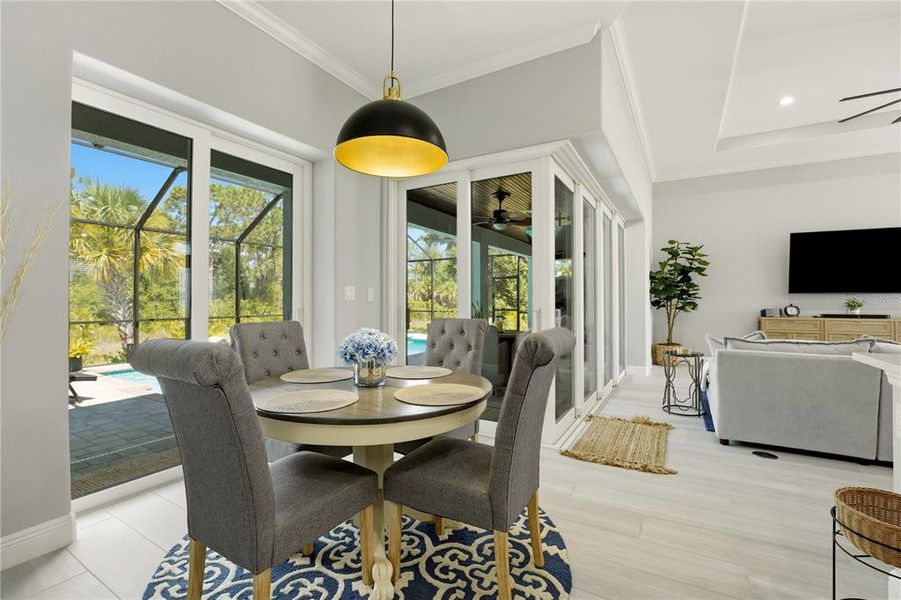 Furnished interior view inside a new home in , Rotonda West (Image 15).