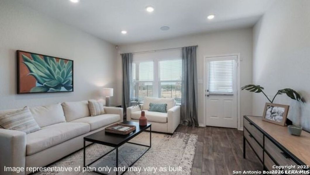 Furnished interior view inside a new home in Redbird Ranch, San Antonio (Image 13).