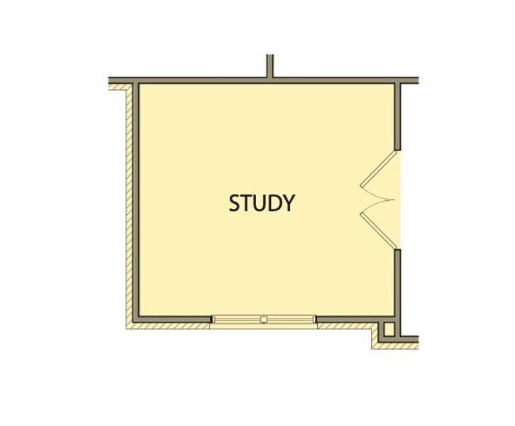 2D floor plan layout for the Cleveland by Kerley Family Homes in The Estates at Hurricane Pointe, Douglasville, GA (Image 11).