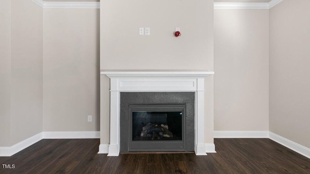 Living Area with Fireplace