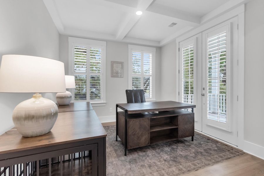 Furnished interior view inside a new home in , Charleston (Image 13).