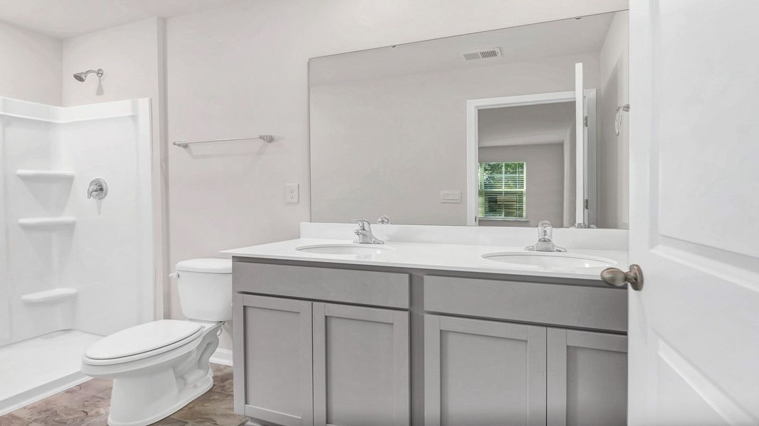 Furnished interior view inside a new home in Hunter's Branch Townhomes, Hopkins (Image 8).