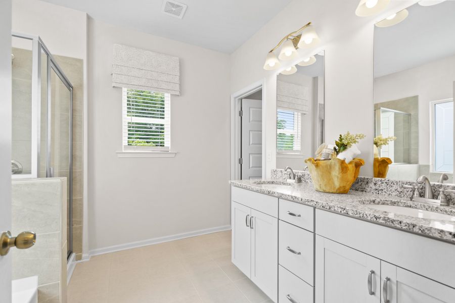 Furnished interior view inside a new home in Townes At The Stiles, Cartersville (Image 12).