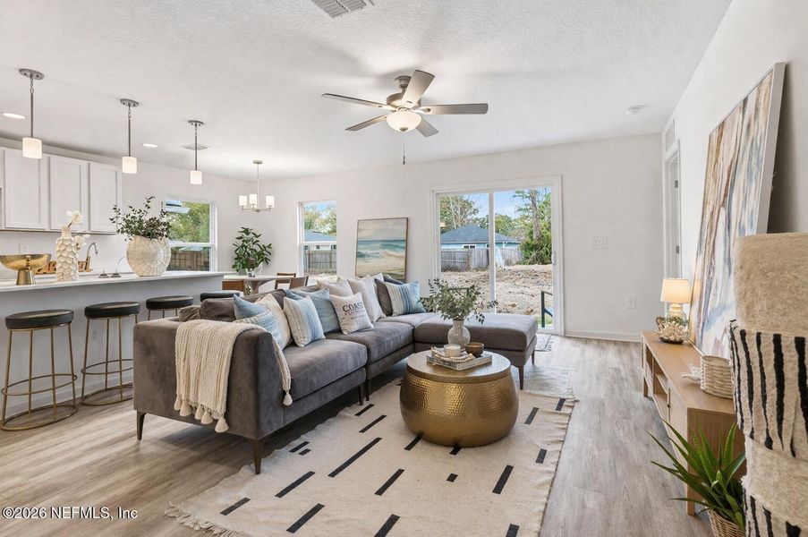 Furnished interior view inside a new home in , Green Cove Springs (Image 16).